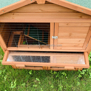 SDR009-T Luxury Modern Wooden Pet House Horizontal <b>Sliding</b> Closure Eco-Friendly All Seasons Indoor/Outdoor Use - Product Image 3