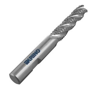 KRINO - 240182500 HSS-CO 8% Four flutes end <b>mills</b> with Weldon shank for roughing purpose long series DRILL BITS - Product Image 3