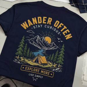High Quality 100% Cotton T-Shirts Your Design Logo Oversize Printing Promotional Business Team Gift Mens Custom T Shirt - Product Image 3