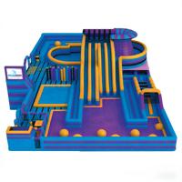 Parcours d'obstacles gonflable commercial pour adultes : Jeux gonflables géants pour aire de jeux, défis et châteaux gonflables