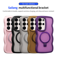 Funda de teléfono antiarañazos para Samsung S25 de 3 en 1 Teléfono de parachoques de protección resistente a prueba de golpes