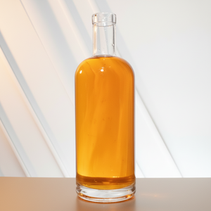 Bouteille en verre givré vide à prix abordable pour spiritueux (gin, <span class=keywords><strong>rhum</strong></span>, tequila, vodka 700ml, whisky, brandy 750ml) avec bouchon en liège - Product Image 3