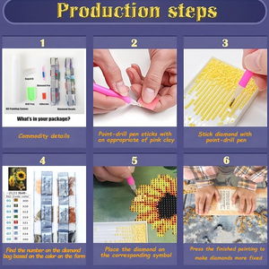 Kit di Pittura Diamante 5D SONGWOOART, Bellissimo <span class=keywords><strong>Paesaggio</strong></span> Autunnale, Dipinti Diamantati Personalizzati per Decorazione Casa - Product Image 5