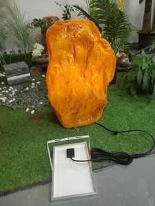 Lámpara Solar con Motivo de Piedra IP65, Iluminación Decorativa para Exteriores, para Parques Temáticos y Proyectos de Decoración de Calles Comerciales - Product Image 1