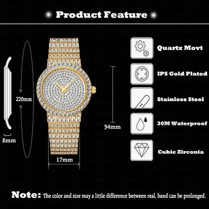 Nuevo reloj único para <span class=keywords><strong>mujer</strong></span>, 8mm, ultrafino, 30M, resistente al agua, redondo, caro, 34mm, reloj <span class=keywords><strong>de</strong></span> pulsera delgado para hombre, regalos <span class=keywords><strong>de</strong></span> joyería ostentosos - Product Image 2