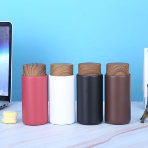 510ml Eco-Friendly Stainless Steel Vacuum Insulated Double-Wall Travel Business Tea Strainer Water Bottle Flask Tumbler Wood - Product Image 2