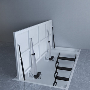 Escotilla de Acceso al Sótano Automática, Puerta Oculta en el Techo con Motor de Alta Resistencia para Almacén en el Sótano - Product Image 1