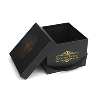 Boîte à fleurs décorative pour la Saint-Valentin, boîte rigide en carton ondulé écologique, ruban coloré, emballage cadeau haut de gamme