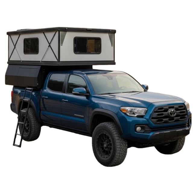 Factory Supply Aluminum Canopy Camper for Pickup Truck