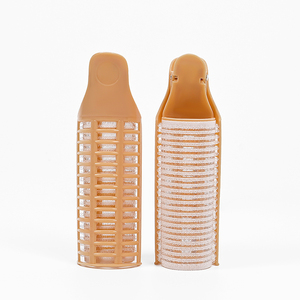 UUYP señora elegante doble capa DIY rizos naturales rodillos para el cabello esponjosos rizos superiores 2 uds rodillos de plástico para el cabello Clips <span class=keywords><strong>a</strong></span> un precio - Product Image 5