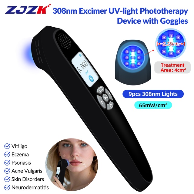 Medical 308 nm UV Eczema Low Level Laser Lampe Violet Led Machine Pour Cheap Therapy Serre Price Skin Treatment Rejuvenation