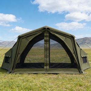 Tente gonflable haute capacité avec auvent pour l'ombrage lors de réunions de famille en plein air et de camping en groupe - Product Image 2