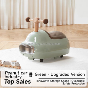 Voiture à bascule pour bébé VSUCH, voiture à bascule en plastique pour enfant, design en forme d'arachide, quatre roues, voiture à bascule pour enfants en bas âge et en âge scolaire primaire - Product Image 6