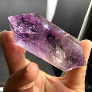 Piedras de Amatista Pulida de Doble Punta Crystalhola de Alta Calidad al por Mayor, 4-5cm, Tendencia Moderna, Embalaje Seguro para un Hogar Único - Product Image 2