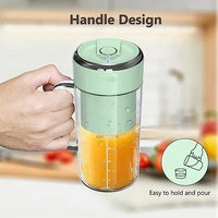 Licuadoras portátiles de jugo fresco todo en 1 y Mini batido de frutas batido mezclador botella Blander Licuadora portátil exprimidor
