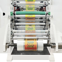 Machine d'impression flexographique à tambour central pour l'impression d'emballages de chocolat et de snacks