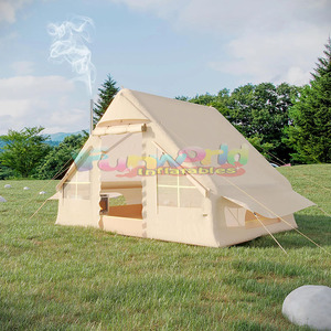 Tente gonflable tente de camping portable étanche à la pluie en plein air 2-10 personnes glamping maison étanche 4 saisons tente de fête de famille - Product Image 3