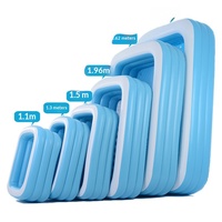 Baignoire gonflable pliable épaissie pour adultes et couples, grande taille, usage domestique en piscine ou pour jeux aquatiques