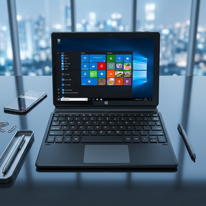 Ultima Versione 2026 <span class=keywords><strong>Tablet</strong></span> PC Windows <span class=keywords><strong>10.1</strong></span> Pollici con Touch Capacitivo, Laptop 2-in-1 con <span class=keywords><strong>Custodia</strong></span> Tastiera, 16GB + 256GB, Schermo Touch - Product Image 1