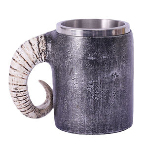 Sıradışı paslanmaz çelik gotik yaratıcı parti cam 3D öfke kafatası iskelet tarzı şarap bardağı ortaçağ ev dekor kafatası kupa - Product Image 5