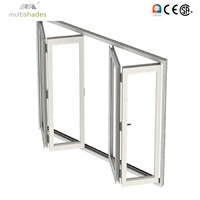 Fenêtre pliante robuste multi-panneaux avec quincaillerie haut de gamme pour systèmes multi-panneaux