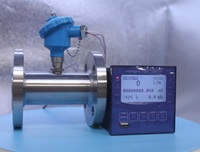 Medidor de Flujo de Líquido Industrial Digital con Turbina, Fuente de Alimentación de 24V, Salida de Pulso NPN/PNP, Alta Precisión