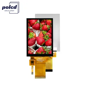 מסך LCD 3.5 אינץ' Polcd פאנל מגע קיבולי 320x480 20 פינים ILI9488 3.5 אינץ' תצוגת מודול LCD TFT