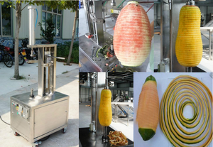 ماكينة تقشير الآلية لليقطين البطيخ والكيكتيل والأناناس يدويًا وتقطيع الآلية لتقطيع قشرة جوز الهند والسكواش والبترنوت - Product Image 6