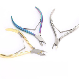 Service OEM, pinces à cuticules professionnelles en acier inoxydable durables pour salon et usage domestique, lame incurvée à large ouverture, pinces à ongles - Product Image 5