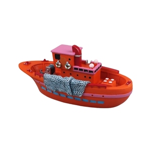 Vente en gros 24cm Résine Bateau Méditerranée Grand Bateau de Croisière Aquarium Décoration Maison Aménagement Paysager Accessoires Modèle Bateau Artisanat - Product Image 4
