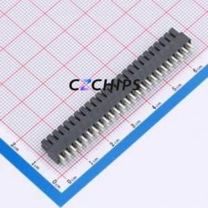 IPS1-125-01-L-D Pin Socket Through hole Component (THT),P=2.54mm Connector 2.54mm 2.54mm Through Hole Double Row - Product Image 2
