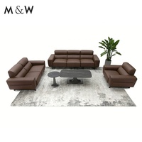 M & W 모던 럭셔리 가구 하이 엔드 편안한 사무실 리셉션 대기 공간 소파 세트