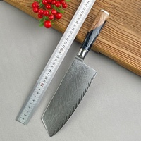 Damascus Messenset Japanse Stijl Groente Fruit Uitbeenmes Multifunctionele Commerciële Keukenmessenset