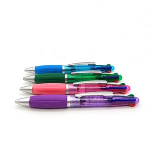 Bolígrafo <span class=keywords><strong>4</strong></span> en 1 de <span class=keywords><strong>4</strong></span> colores, bolígrafo multicolor con logotipo promocional, bolígrafo 4C con clip metálico - Product Image 4