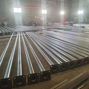 Poste de luz Poste de acero/Poste de luz de calle de aluminio de 12 metros Poste de lámpara Postes de acero eléctrico/galvanizado para alumbrado público - Product Image 1