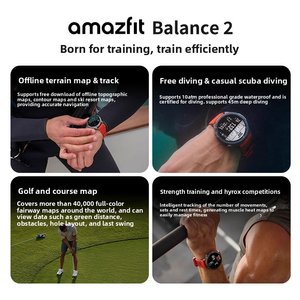 Montre connectée <span class=keywords><strong>Amazfit</strong></span> Huami <span class=keywords><strong>Balance</strong></span>, best-seller en Europe et en Amérique, avec suivi intelligent, GPS, étanche, appels Bluetooth - Product Image 4
