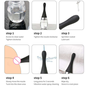 3 Nível <span class=keywords><strong>Enema</strong></span> Seringa Córrego Unisex Anal Cleaner Máquina de lavar roupa Limpeza Anal Adulto Sex Toys para Casais - Product Image 6