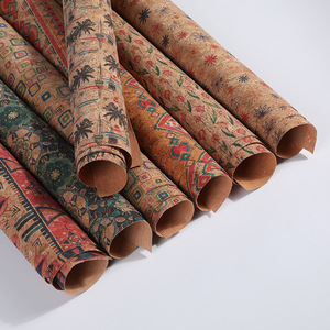 Tessuto in Sughero TC da 0,5 mm Pronto per la Vendita all'Ingrosso, Ecologico, Stampato, con Retro Intrecciato per Decorazione di Sedie, Auto, Borse, Divani e Scarpe - Product Image 4