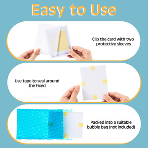 Heavy Duty <strong>Card</strong> Safe 3.5 X 4.5 Inch Plastic <strong>Card</strong> Protector Trading <strong>Card</strong> Mailing <strong>Sleeves</strong> - Product Image 3