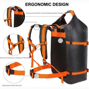 Bolsa Seca Impermeable Flotante para Exteriores con Costuras Soldadas de Alta Frecuencia y Correas Ajustables para Senderismo, Natación en Ríos y Viajes - Product Image 3