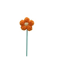 Groothandel Lage Prijs Bloemen Mini Handgemaakte Haakpoppen Bloemboeket voor Potplant Decoratie Amigurumi Bloemversiering Cadeau