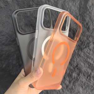 Funda Magnética Ultrafina Mate para <span class=keywords><strong>iPhone</strong></span> 16E 17 Air 16 Plus 15 14 13 <span class=keywords><strong>12</strong></span> 11 Pro Max, Carcasa Trasera Transparente de <span class=keywords><strong>PC</strong></span> Rígido - Product Image 4