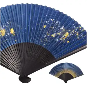 Japanse Traditioneel Decoratieve Technieken Stijl Opvouwbare Draagbare Ventilator