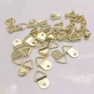 Triangular Hanging Ring <b>Picture</b> <b>Frame</b> <b>Hook</b> Brass Hardware 3-5kg Load Capacity Single <b>Hook</b> Medium Size - Product Image 2