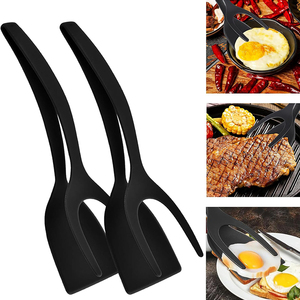 Pinzas Espátula 2 en 1 de Alta Calidad para Huevos, Panqueques, Tostadas y Omelets, con Agarre y Giro, de Nylon - Product Image 5