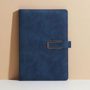 Embossed Thick Pu Leather PP Budget Design Planner Cute Journal 100 Sheets Notebook Magnetic Buckle Customizable Hardcover A5 - Product Image 5