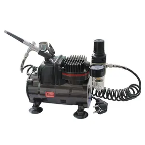 Nghệ Thuật Vẽ sử dụng 1/5HP điện Airbrush Máy nén khí cỡ nhỏ Máy nén khí 3.4kg