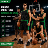 Conjunto de Uniforme de Baloncesto Personalizado, Camiseta y Pantalones Cortos de Malla Transpirable, Nombre y Número del Equipo Personalizados para Clubes Europeos, Escuelas y Academias