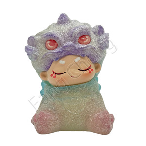 Doudou Bestie Auspicieuse Orange Sable Sucré Figurines de Collection Animaux Boîte Mystère Jouets Capsule pour Cadeau - Product Image 2