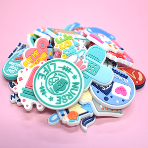 Wholesale Pvc Medical Series Luxury Designer Charms <strong>Shoe</strong> Charms Decorations With Buckle <strong>Shoe</strong> <strong>Accessories</strong> for Clogs - Product Image 1